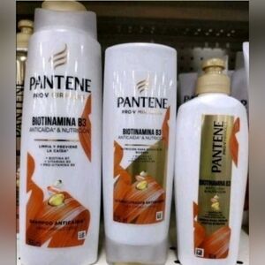 PANTENE BIOTAMININA BIOTAMININE 1 SHAMPOO , 1 ACONDICIONADOR ,Y 1 CREMA PEINAR